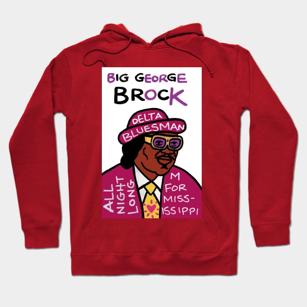 Big George Brock Hoodie by krusefolkart